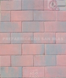 Baldosa 40x20x6 ROJO FUEGO.